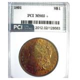 1891 Morgan MS65+ LISTS $4500