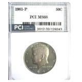 1981-P Kennedy MS68 LISTS $450 IN 67