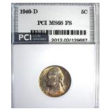 1940-D Nickel MS68 FS LISTS $11000