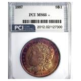 1887 Morgan PCI MS65+ Great Color