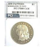 1879 Pattern Dollar PCI PR69CAM Schoolgirl Ni Copy