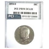 1973-S Kennedy PR70 DCAM LISTS $1650