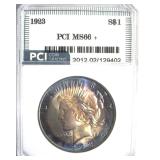 1923 Peace MS66+ LISTS $900
