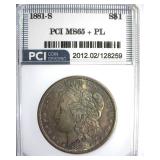 1881-S Morgan MS65+ PL LISTS $435
