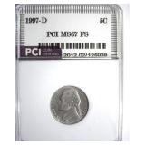 1997-D Nickel MS67 FS LISTS $3250