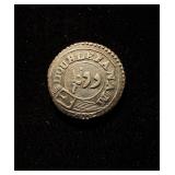 1808 Double Fanam India
