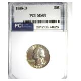 1955-D Quarter MS67 LISTS $11500