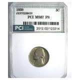 1938 Jefferson Nickel MS67 FS LISTS $450