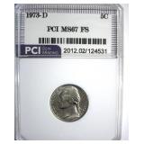 1973-D Nickel MS67 FS LISTS $2500