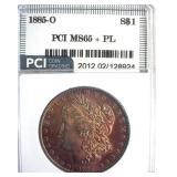 1885-O Morgan MS65+ PL LISTS $400