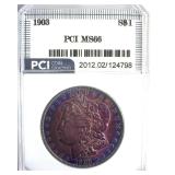 1903 Morgan MS66 LISTS $675