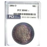 1884-O Morgan PCI MS65+ Fabulous Color