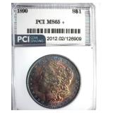 1890 Morgan MS65+ LISTS $2200