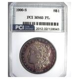 1900-S Morgan MS65 PL LISTS $3200