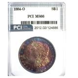 1884-O Morgan MS66 LISTS $450