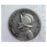 1930 Silver 1/4 Balboa Panama