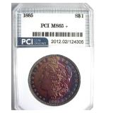 1885 Morgan PCI MS65+ Gorgeous Color
