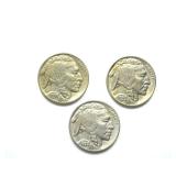 1935x2 1936 Nickel BU 3 Pc Buffalo Lot