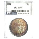 1902 Morgan MS66 LISTS $1000