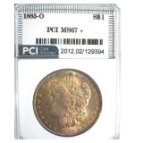 1885-O Morgan MS67+ LISTS $5500