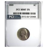 1958 Nickel MS67 FS LISTS $11000 IN 66+ FS