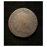 1843 8 Maravedis Spain