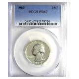 1960 Quarter PCGS PR67