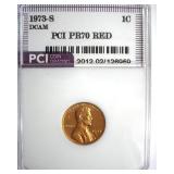 1973-S Cent PR70 DCAM RD LISTS $5250