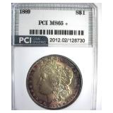 1889 Morgan MS65+ LISTS $475