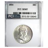 1954 Franklin MS67 LISTS $3600