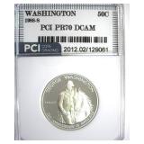 1982-S 50c Washington PR70 DCAM LISTS $100