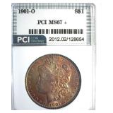 1901-O Morgan MS67+ LISTS $29000