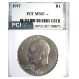 1977 Ike MS67+ LISTS $5500