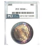 1923 Peace MS66+ LISTS $900