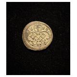 1680 1/2 Silver Pfenig Crossed Keys UNC