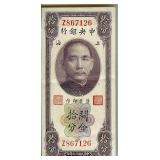 1930 10 Cents Customs Gold Unit China Bank Note