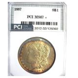 1887 Morgan MS67+ LISTS $6000