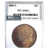 1883-O Morgan PCI MS65+ Wonderful Toning