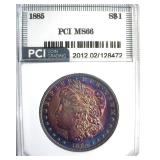 1885 Morgan MS66 LISTS $435