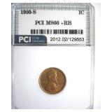 1920-S Cent MS66+ RB LISTS $9000 IN 66