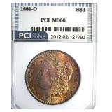 1881-O Morgan MS66 LISTS $7750
