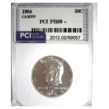 1964 Kennedy PR69+ CAM LISTS $360 IN 69 CAM