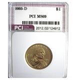 2005-D Sacagawea $ MS69 LISTS $2250 IN 68