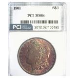 1901 Morgan MS64 LISTS $62500