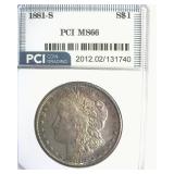 1881-S Morgan MS66 LISTS $400