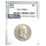 1955 Franklin PR68+ DCAM LISTS $12500