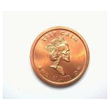 1oz .999 Fine Cu Keep Calm and Slave On