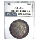 1904 Morgan MS65 LISTS $1900