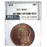 1879 Morgan MS67+ LISTS $70000