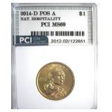 2014-D Pos A Sacagawea $ MS69 LISTS $550